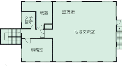 施設2階平面図